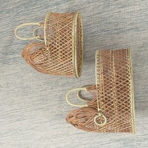 Set of 2 Boho Bassinets